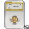 Image 1 : 1867 Flying Eagle Cent PGA MS64