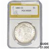 Image 1 : 1883-CC Morgan Silver Dollar PGA MS64