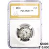 Image 1 : 1930 Standing Liberty Quarter PGA MS67 FH