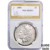 Image 1 : 1885 Morgan Silver Dollar PGA MS65+