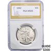 Image 1 : 1942 Walking Liberty Half Dollar PGA MS65