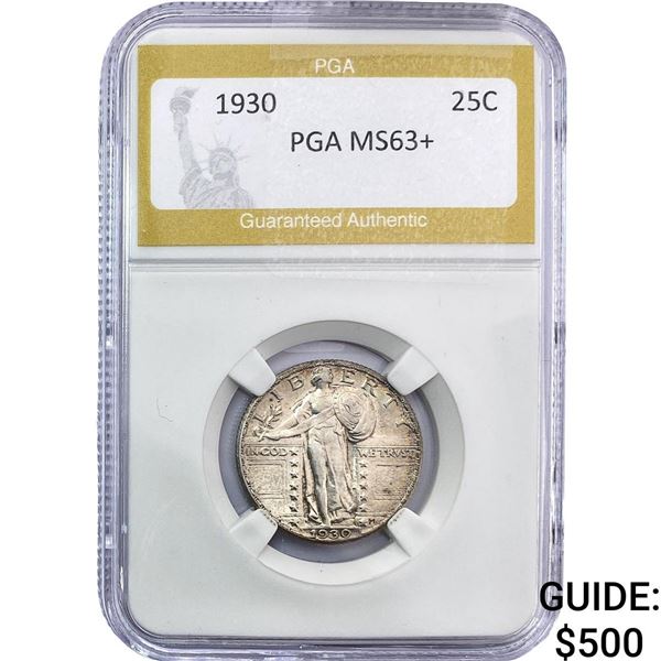 1930 Standing Liberty Quarter PGA MS63+