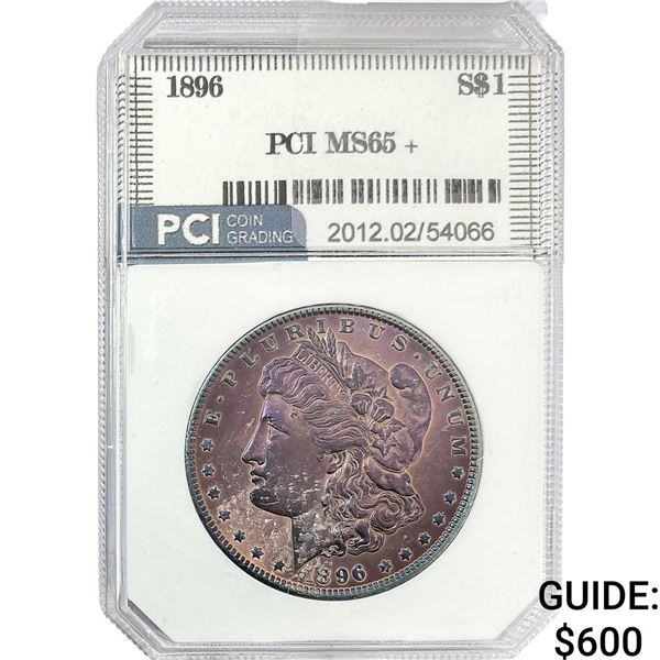 1896 Morgan Silver Dollar PCI MS65+