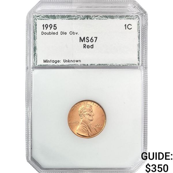 1995 Lincoln Memorial Cent PCI MS67 Red DDO