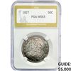 Image 1 : 1827 Capped Bust Half Dollar PGA MS63