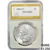 Image 1 : 1883-CC Morgan Silver Dollar PGA MS65