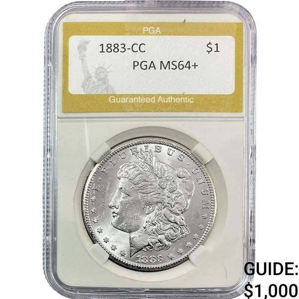 1883-CC Morgan Silver Dollar PGA MS64+