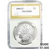 Image 1 : 1884-CC Morgan Silver Dollar PGA MS64