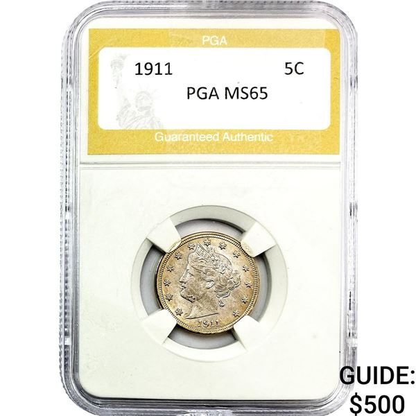 1911 Liberty Victory Nickel PGA MS65