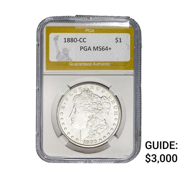 1880-CC Morgan Silver Dollar PGA MS64+