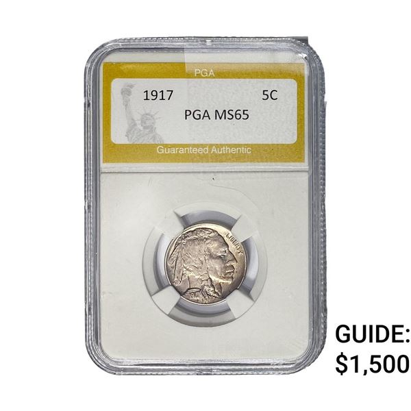 1917 Buffalo Nickel PGA MS65