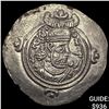Sasanian Empire, Khusru II 591-628 Silver Drachm CHOICE AU