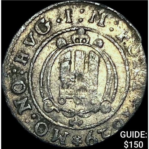 1629 Montfort Silver 2 Kreuzer-Hugh XIV CHOICE AU