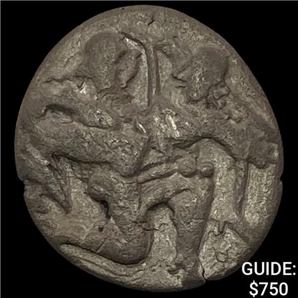 [463-411] BC Thracian Is Thasos Silver Stater NEARLY UNCIRCULATED