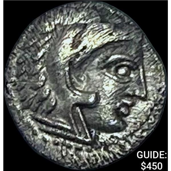 Macedonian Alexander III, 336-323 BC Silver Obol CHOICE AU