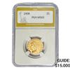 Image 1 : 1908 $5 Gold Half Eagle PGA MS65