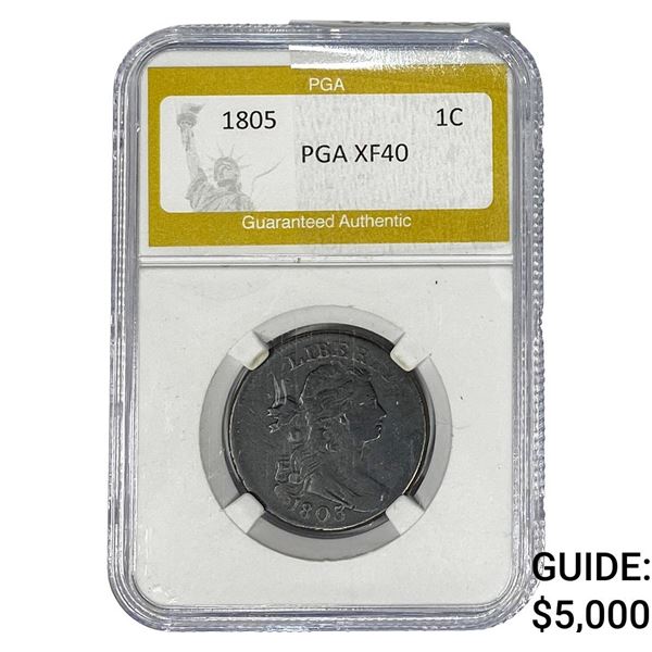 1805 Classic Head Large Cent PGA XF40