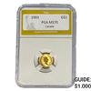 Image 1 : 1993 1/20oz $1 Gold Canadian  PGA MS70