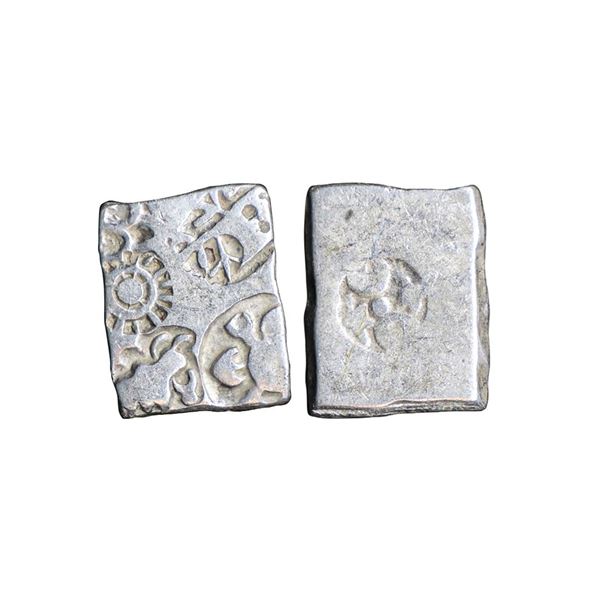Magadha Imperial Series VI, Silver Karshapana, 3.05 gms,