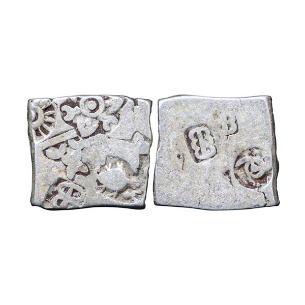 Magadha Imperial Series VIb, Silver Karshapana, 3.09 gms,