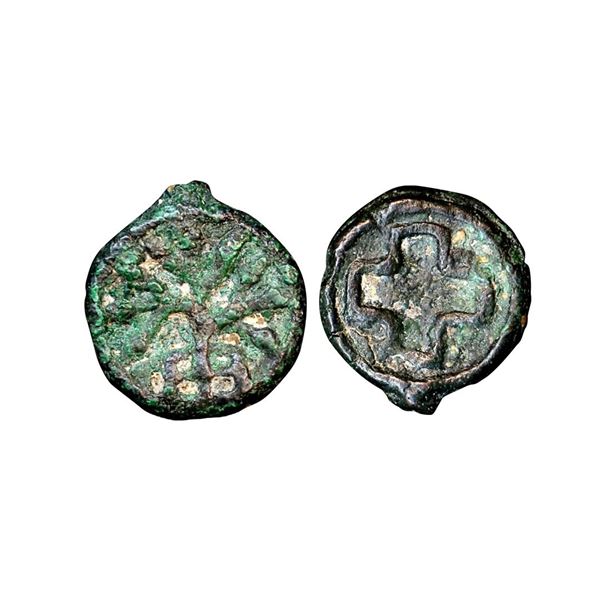 Post Mauryan, Vidarbha Region (2nd-1st Century BC), Cast Copper Unit, 1.47 gms,