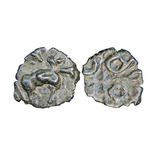 Satavahanas, (1st Centuery BC), Potin Unit, 1.16 gms,