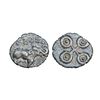 Image 1 : Satavahanas, Sri Satakarni(1st Centuery BC), Set of 2, Potin Unit, 1.16 gms, 3.35 gms,
