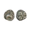 Image 2 : Satavahanas, Sri Satakarni(1st Centuery BC), Set of 2, Potin Unit, 1.16 gms, 3.35 gms,