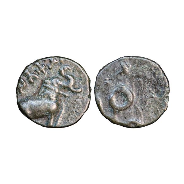 Satavahanas, Sri Satakarni(1st Centuery BC), Potin Unit, 2.60 gms,