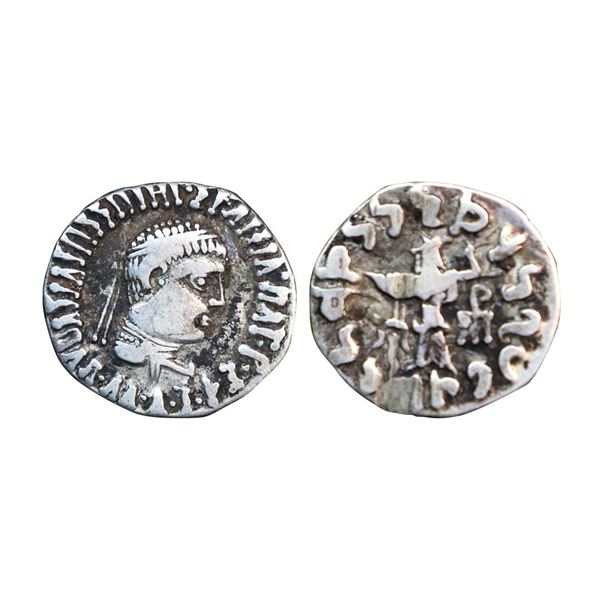 Indo-Greeks, Apollodotus II (c. 80-65 BC), Silver Drachm, 2.15 gms,