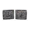 Image 1 : Indo-Greeks, Apollodotus II (80-65 BC), Copper ¼ Obol, 4.29 gms