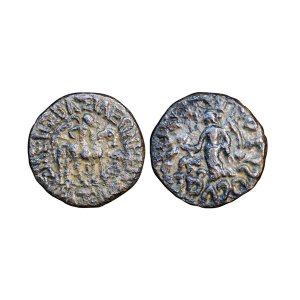 Indo-Scythians, Azes I (1st Century BC), Billon Tetradrachm (Indian standard), 9.81 gms,