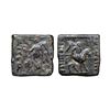 Image 1 : Indo Scythians, Maues (125-85 BC), Copper Unit, 9.03 gms.