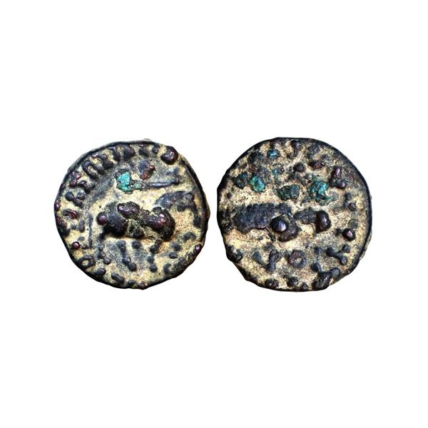 Indo-Scythians, Azes II (1st Century BC), Copper Drachm, 2.87 gms,