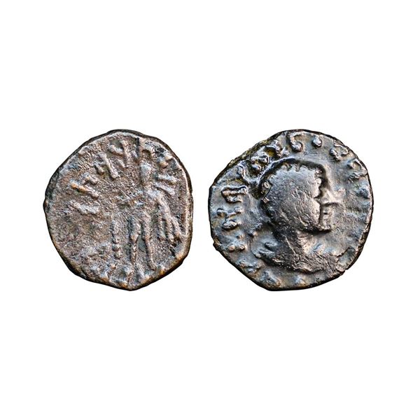 Kushanas, Kujula Kadphises (1st Century BC), Copper Unit, 8.26 gms,