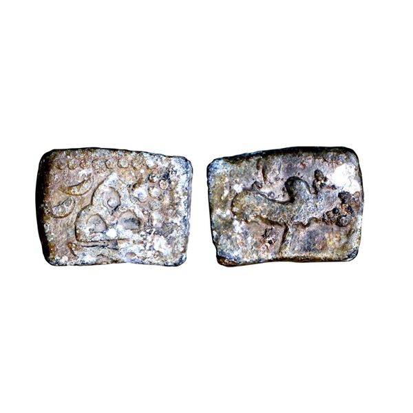 Western Kshatrapas, Rudrasena III (348-378 AD), Lead Unit, 3.46 gms,