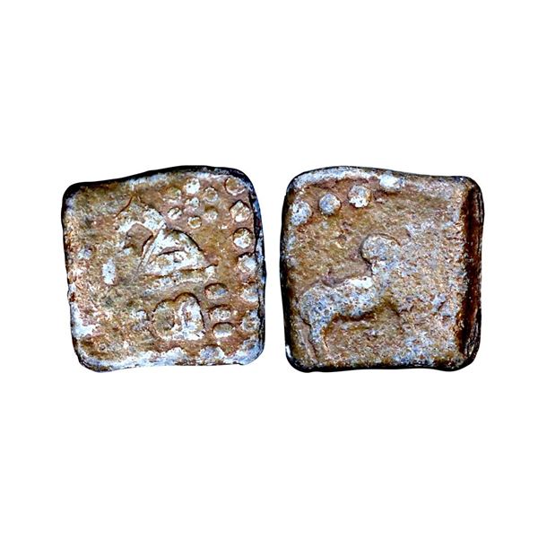 Western Kshatrapas, Rudrasena III (348-378 AD), Lead Unit, 2.50 gms