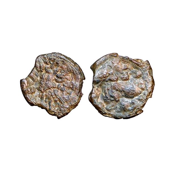 Western Kshtrapas, Copper Unit, 1.48 gms,