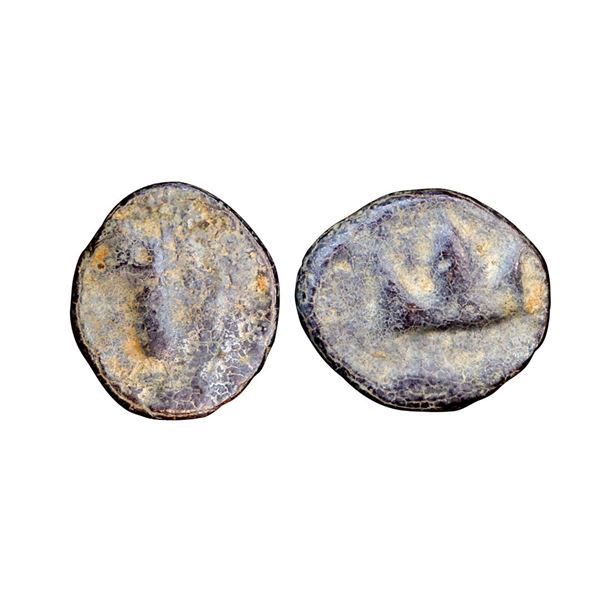 Trikutas, (3rd Century AD), Lead Unit, 1.56 gms,