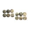 Harikelas, Eastern Bengal, (7th-9th Century AD), Set of 6, Silver Unit,