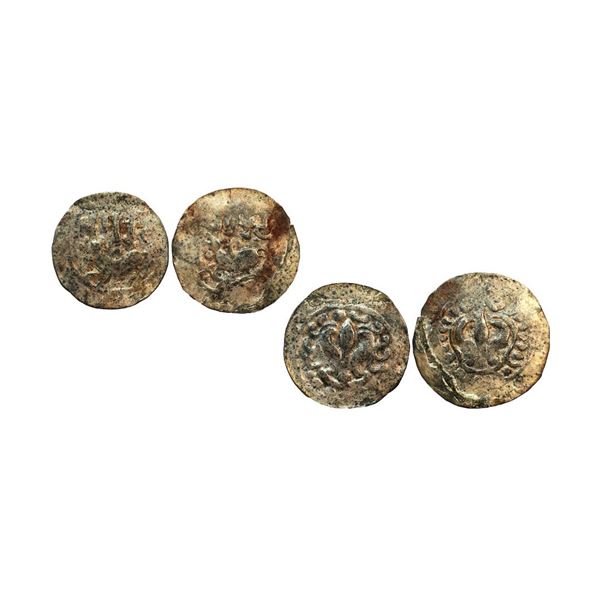Harikelas, Eastern Bengal, (7th-9th Century AD), Set of 2, Silver Unit,