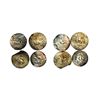 Harikelas, Eastern Bengal, (7th-9th Century AD), Set of 4, Silver Unit,