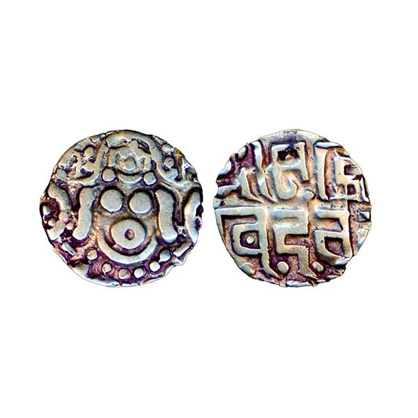 Gahadavalas of Kanauj & Kashi (Varanasi), Govinda Chandradeva (1114-1154 AD), Gold 1-1/8 Masha, 0.93