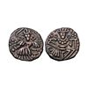 Image 1 : Hindu Medieval, Kashmir, Jagadeva (1199-1213 AD), Copper Unit, 6.05 gms,