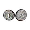 Image 1 : Paramaras of Malwa, (13th Century AD), Gadhaiya Series, Billon Unit, 4.23 gms,