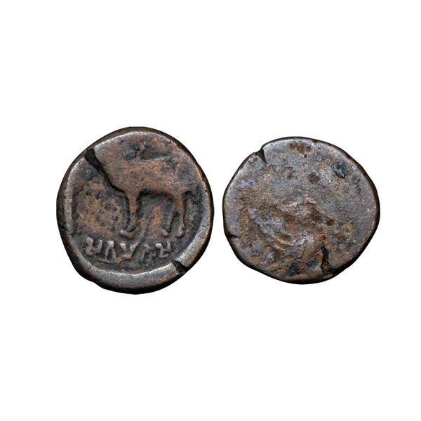 Ayodhya, Satyamitra (3rd Century AD), Copper Heavy Unit, 7.25 gms.