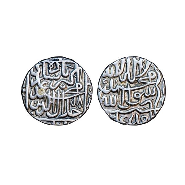 Akbar (AH 963-1014, 1556-1605 AD), Silver Rupee,11.40 gms