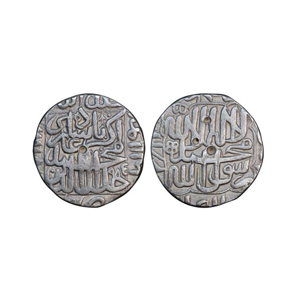 Akbar (AH 963-1014, 1556-1605 AD), Silver Rupee,11.30 gms