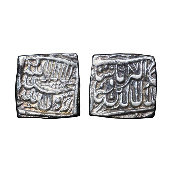 Akbar (AH 963-1014, 1556-1605 AD), Silver Rupee, 11.31 gms, Bang Mint(by type), AH 987, very fine+,
