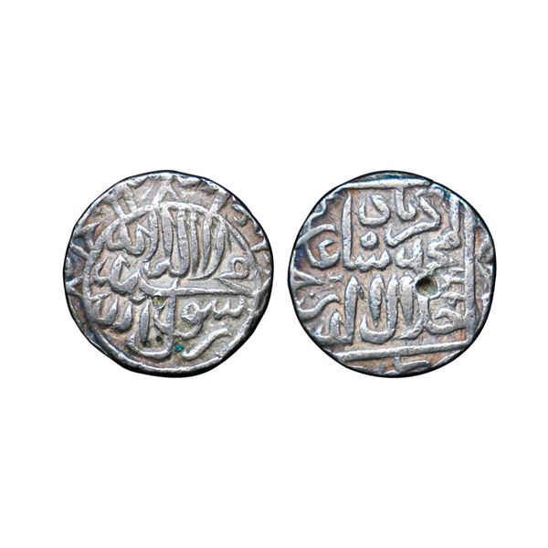 Akbar (AH 963-1014, 1556-1605 AD), Silver Rupee, 11.24 gms, Hisar Firoza Mint, AH 969, very fine, sc
